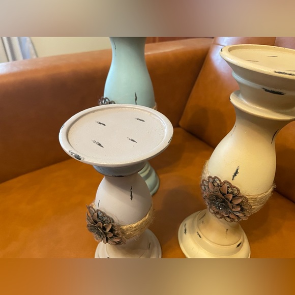 Set of 3 candle holders - Picture 3 of 4